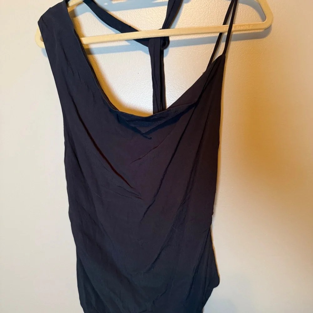 Free People True To You Black Asymmetric Tank